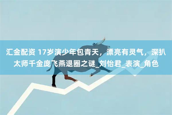 汇金配资 17岁演少年包青天，漂亮有灵气，深扒太师千金庞飞燕退圈之谜_刘怡君_表演_角色
